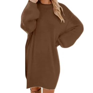 Winter Casual Sweatshirt Dress